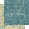 Graphic 45 - Cityscapes Collection - 12 x 12 Double Sided Paper - Map the Past
