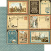 Graphic 45 - Cityscapes Collection - 12 x 12 Double Sided Paper - Grand Tour