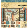 Graphic 45 - Cityscapes Collection - 8 x 8 Paper Pad