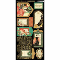 Graphic 45 - Enchanted Forest Collection - Cardstock Tags and Pockets