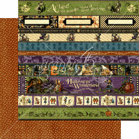 Graphic 45 - Halloween in Wonderland Collection - 12 x 12 Double Sided Paper - At Last