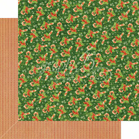 Graphic 45 - St Nicholas Collection - Christmas - 12 x 12 Double Sided Paper - Candy Cane Wishes