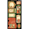 Graphic 45 - St Nicholas Collection - Christmas - Cardstock Tags and Pockets