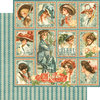 Graphic 45 - Off to the Races Collection - 12 x 12 Double Sided Paper - My Fair Lady