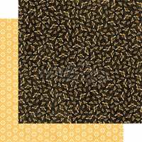 Graphic 45 - Nature Sketchbook Collection - 12 x 12 Double Sided Paper - Harmonious Honeybees