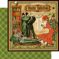 Graphic 45 - Master Detective Collection - 12 x 12 Double Sided Paper - Master Detective
