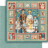 Graphic 45 - Penny's Paper Doll Family Collection - 12 x 12 Double Sided Paper - Penny's Paper Doll Family