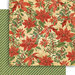 Graphic 45 - Winter Wonderland Collection - Christmas - 12 x 12 Double Sided Paper - Pretty Poinsettia