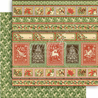 Graphic 45 - Winter Wonderland Collection - Christmas - 12 x 12 Double Sided Paper - Nordic Greetings