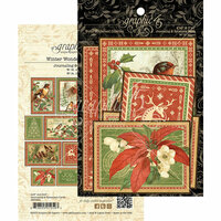 Graphic 45 - Winter Wonderland Collection - Christmas - Ephemera and Journaling Cards