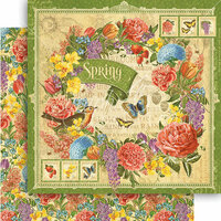 Graphic 45 - Seasons Collection - 12 x 12 Double Sided Paper - Spring