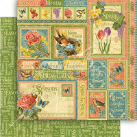 Graphic 45 - Seasons Collection - 12 x 12 Double Sided Paper - Spring Collective