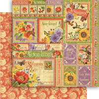 Graphic 45 - Seasons Collection - 12 x 12 Double Sided Paper - Summer Collective
