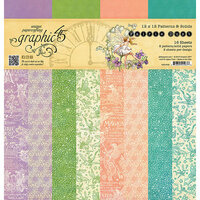 Graphic 45 - Fairie Dust Collection - 12 x 12 Patterns and Solids Paper Pad
