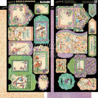 Graphic 45 - Fairie Dust Collection - Tags and Pockets