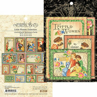 Graphic 45 - Little Women Collection - Ephemera Cards