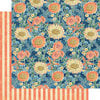 Graphic 45 - Sun Kissed Collection - 12 x 12 Double Sided Paper - Floating Floral