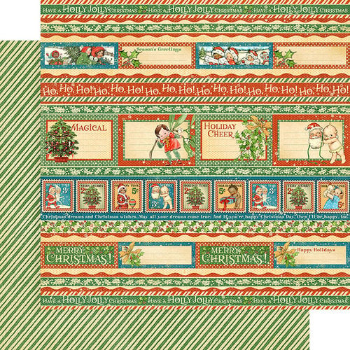 Graphic 45 - Christmas Magic Collection - 12 x 12 Double Sided Paper - Gifting Gala