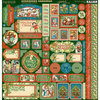 Graphic 45 - Christmas Magic Collection - 12 x 12 Cardstock Stickers