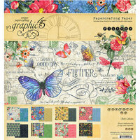 Graphic 45 - Flutter Collection - 8 x 8 Paper Pad
