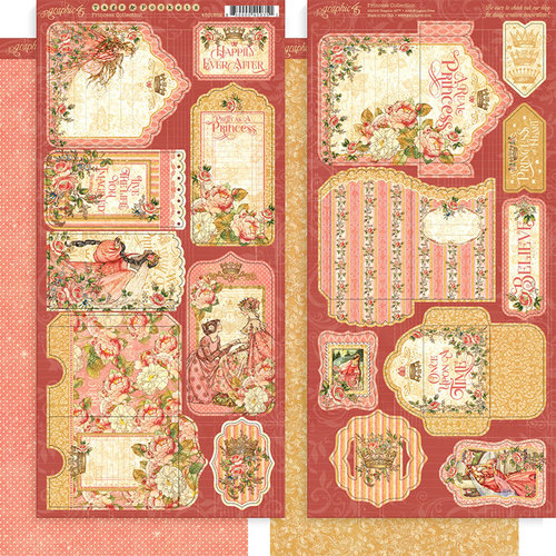 Graphic 45 - Princess Collection - Tags and Pockets