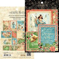 Graphic 45 - Christmas - Joy to the World Collection - Ephemera Cards