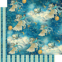 Graphic 45 - Dreamland Collection - 12 x 12 Double Sided Paper - Unicorn Fantasy