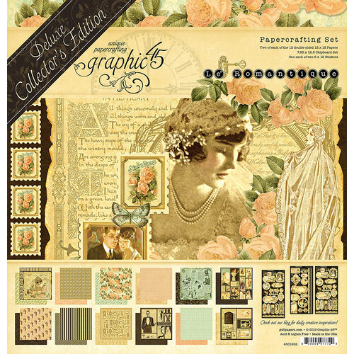 Graphic 45 - Le Romantique Collection - 12 x 12 Deluxe Collectors Edition