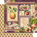 Graphic 45 - Fruit and Flora Collection - 12 x 12 Double Sided Paper - Fruit and Flora
