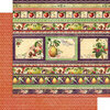 Graphic 45 - Fruit and Flora Collection - 12 x 12 Double Sided Paper - Fabulous Fruit