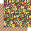 Graphic 45 - Fruit and Flora Collection - 12 x 12 Double Sided Paper - Abundant Harvest