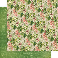Graphic 45 - Fruit and Flora Collection - 12 x 12 Double Sided Paper - Fragrant Blossoms