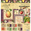 Graphic 45 - Fruit and Flora Collection - 8 x 8 Paper Pad