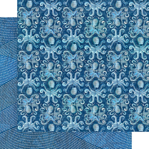 Graphic 45 - Ocean Blue Collection - 12 x 12 Double Sided Paper - Kauai