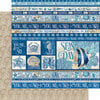 Graphic 45 - Ocean Blue Collection - 12 x 12 Double Sided Paper - Corfu