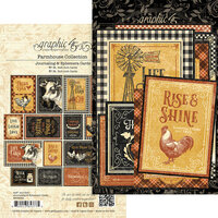 Graphic 45 - Farmhouse Collection - Journaling Cards