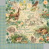 Graphic 45 - Woodland Friends Collection - 12 x 12 Double Sided Paper - Woodland Friends