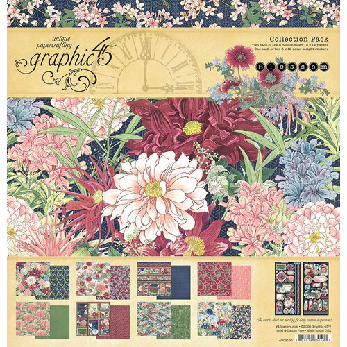 Graphic 45 - Blossom Collection - 12 x 12 Collection Pack