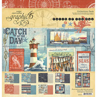 Graphic 45 - Catch Of The Day Collection - 12 x 12 Collection Pack