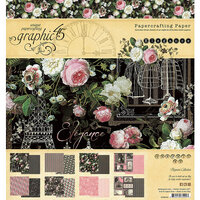 Graphic 45 - Elegance Collection - 8 x 8 Paper Pad