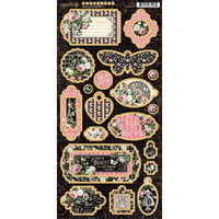 Graphic 45 - Elegance Collection - Chipboard Embellishments