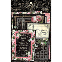 Graphic 45 - Elegance Collection - Journaling Cards