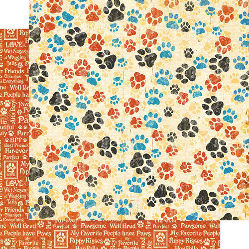 Graphic 45 - Well Groomed Collection - 12 x 12 Double Sided Paper - Pawesome!