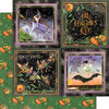 Graphic 45 - Midnight Tales Collection - Halloween - 12 x 12 Double Sided Paper - Hallows' Eve
