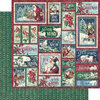 Graphic 45 - Let It Snow Collection - Christmas - 12 x 12 Double Sided Paper - So Very Merry
