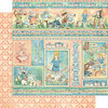 Graphic 45 - Alice's Tea Party Collection - 12 x 12 Double Sided Paper - Fantasy