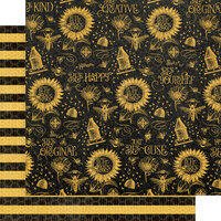 Graphic 45 - Let it Bee Collection - 12 x 12 Double Sided Paper - Just Bee-cause
