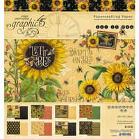 Graphic 45 - Let it Bee Collection - 8 x 8 Paper Pad