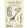Graphic 45 - Wild and Free Collection - Clear Photopolymer Stamps