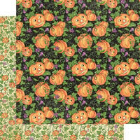 Graphic 45 - Charmed Collection - 12 x 12 Double Sided Paper - Hey Pumpkin